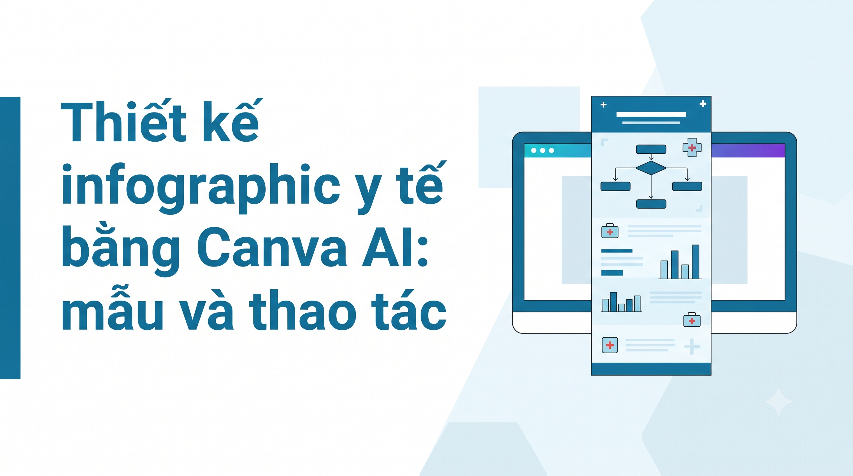 Thiết kế infographic y tế bằng Canva AI: mẫu và thao tác