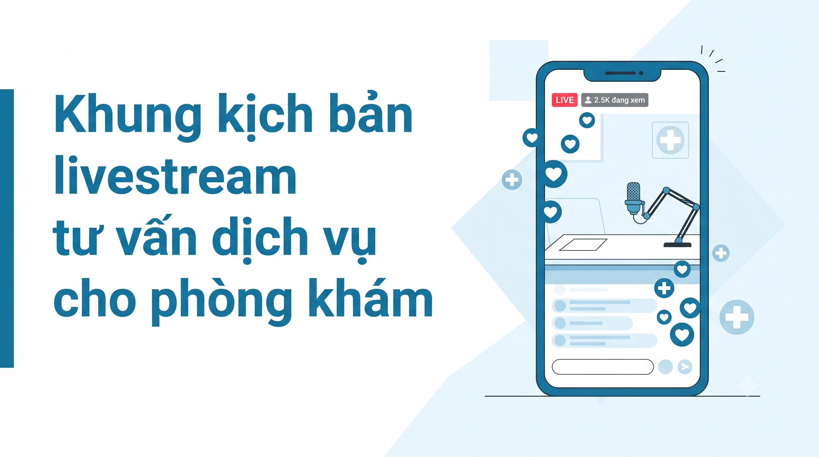 Khung kịch bản livestream tư vấn dịch vụ cho phòng khám